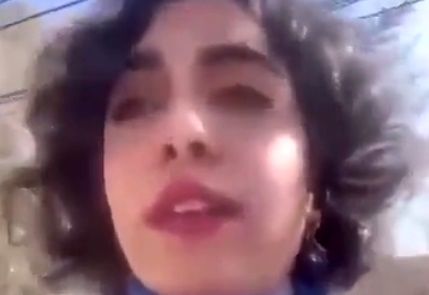 ویدئویی از دختر متهم به بمب‌گذاری در شیراز
