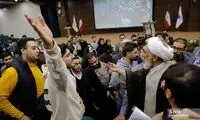 درگیری شدید دانشجویان طرفدار جلیلی با پورمحمدی