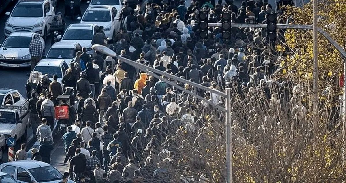 نخستین ویدیو از اعتراضات شب گذشته