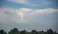 خروج توده گرد و غبار از تهران