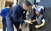 اقدام زیبای بازیکنان استقلال برای قدردانی از یزدی‌ها