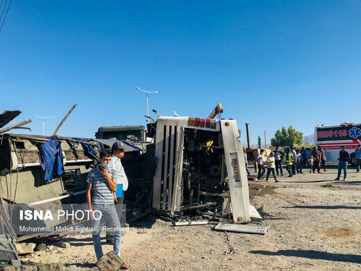 حادثه در تهران برای تریلی حامل بنزین هواپیما