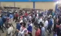 تصاویری از اقدام اعتراضی کارگران پتروشیمی بوشهر 