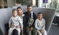 همسر ستاره خارجی پرسپولیس در دو وضعیت