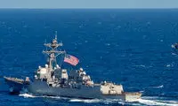 حمله آمریکا به یک شناور در اقیانوس آرام