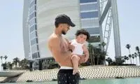 تصاویری از عشق و حال خانوادگی مهدی قایدی 