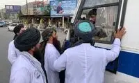رقص جنجالی مامور امر به معروف طالبان با آهنگ سیاه نرمه نرمه!