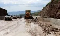 هشدار سقوط سنگ در این جاده