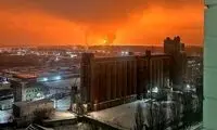 حمله سهمگین اوکراین به انبارهای سوخت روسیه