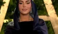 حجاب جالب جورجینا در یک جشنواره‌ در عربستان