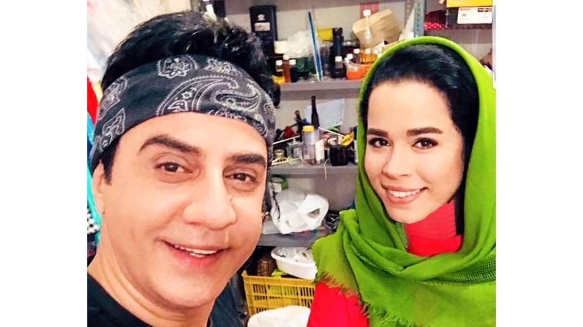   تصاویری از عمو پورنگ و ملیکا شریفی‌نیا در اکران یک فیلم 