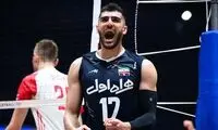 امتیازآورترین‌ بازیکن ایران مقابل لهستان