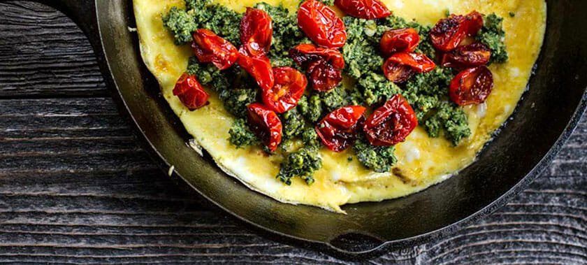 طرز تهیه املت ریحان؛ ساده و عالی با گوجه فرنگی