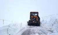 برف شدید 220 راه روستاییِ این استان را مسدود کرد