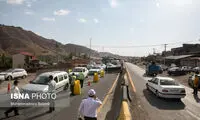 تردد در محور هراز ممنوع شد