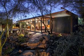 معماری این خانه در کویر سرشار از آرامش است