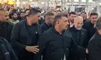 محافظان پرتعداد قالیباف در کربلا جلب‌توجه کرد