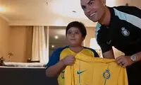 پسرِ ایرانی هنوز از دیدار با رونالدو حیرت‌زده است
