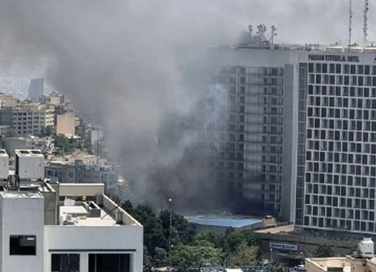 خبرنگار صداوسیما در محل حادثه هتل استقلال کتک خورد
