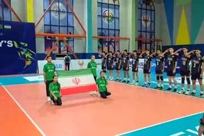 سلام نظامی تیم والیبال زیر 16 سال ایران 