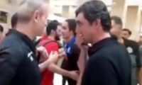 تبریک مهدی رحمتی به پرسپولیسی ها در فرودگاه