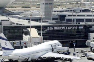 لرزه بر تن اسرائیل در پی حمله به فرودگاه بن‌گوریون