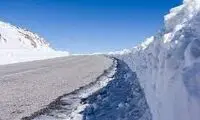 تصاویری از بارش ۱.۱۷ متری برف در لرستان