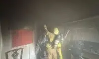 آتش‌سوزی گسترده یک منزل مسکونی در تهران