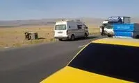 واژگونی وحشتناک و مرگبار یک مینی‌بوس در خوی