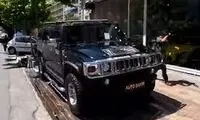 خودروی لوکس آمریکایی با پلاک ملی در ایران