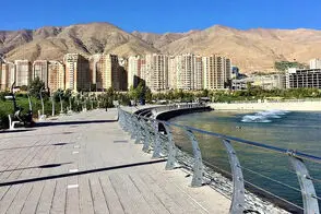 دریاچه چیتگر دقایقی قبل این‌گونه متلاطم شد