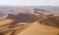 نمایی از کهکشان راه ‌شیری در آسمان کویر لوت