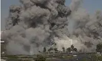 عکس هوایی از وزارت دفاع سوریه پس از بمباران
