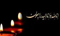 کریم باقری عزادار شد
