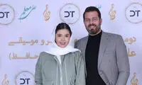 قاب احساسی پژمان و نفس بازغی در یک مراسم