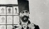 عکس رنگی‌شده ناصرالدین‌شاه در ۳۳ سالگی