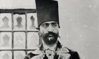 عکس رنگی‌شده ناصرالدین‌شاه در ۳۳ سالگی