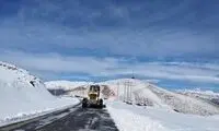 ارتفاع برف بهاری در این شهر به ۲۰ سانتیمتر رسید