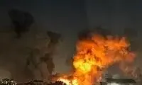 تصویری از انفجار مهیب در غرب تهران