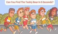 خرس عروسکی پنهان شده در تصویر را در چند ثانیه پیدا کنید