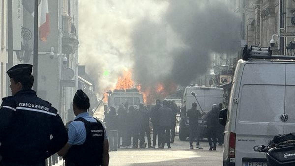 انفجار مهیب در نزدیکی دفتر نخست‌وزیر فرانسه