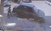 سپر پراید با دوچرخه یک بچه از جا کنده شد!