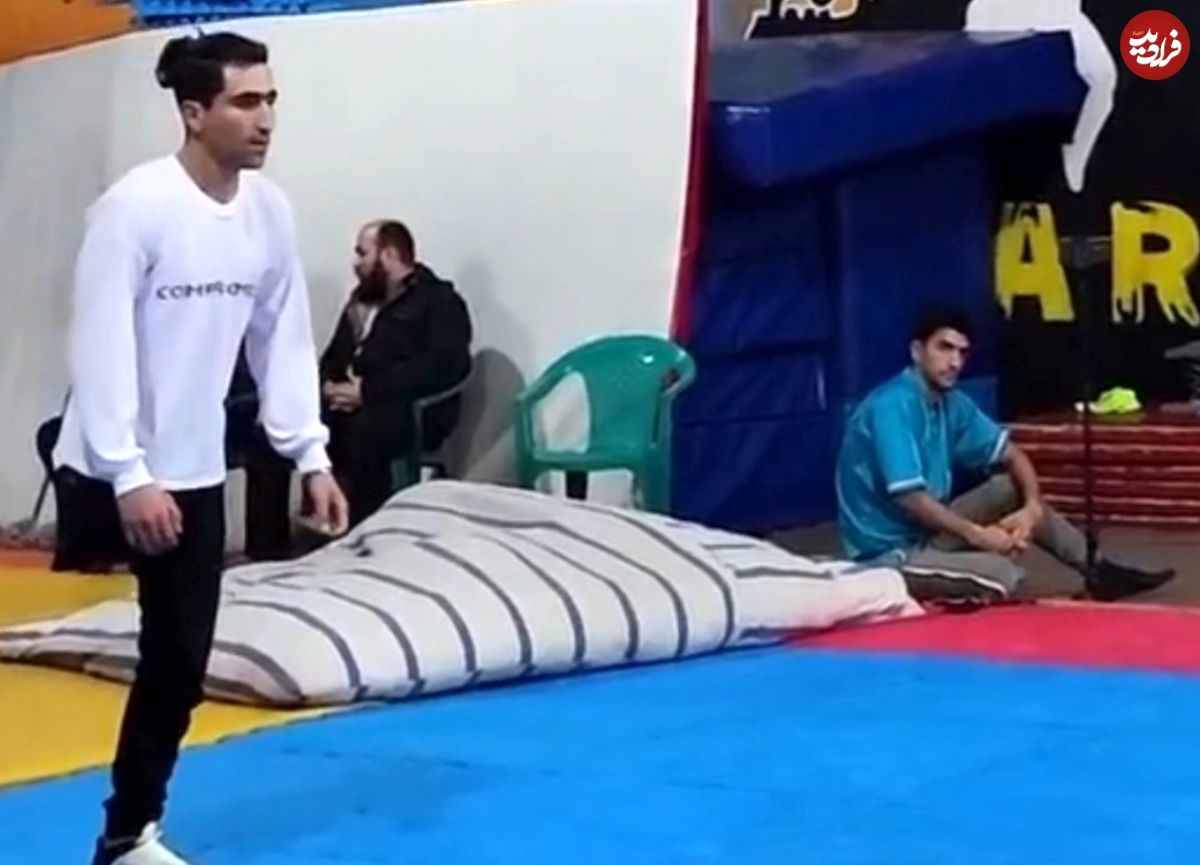  یک ایرانی با پرش یک پا رکورد گینس را زد