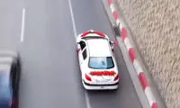 لحظه تصادف شدید عروس و داماد بدشانس با پراید