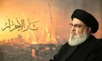 برافراشتن پرچم سیاه با تصویر نصرالله در بیروت