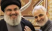 تصویری از سردار سلیمانی و نصرالله در کنار رهبری