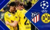 خلاصه بازی دورتموند - اتلتیکومادرید 