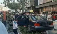سرعت غیرمجاز خودروی بنز تشریفات، حادثه آفرید