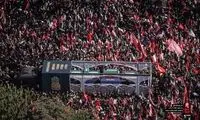 تیپ متفاوت وزیر کشور در مراسم تشییع پیکر رهبر شهید
