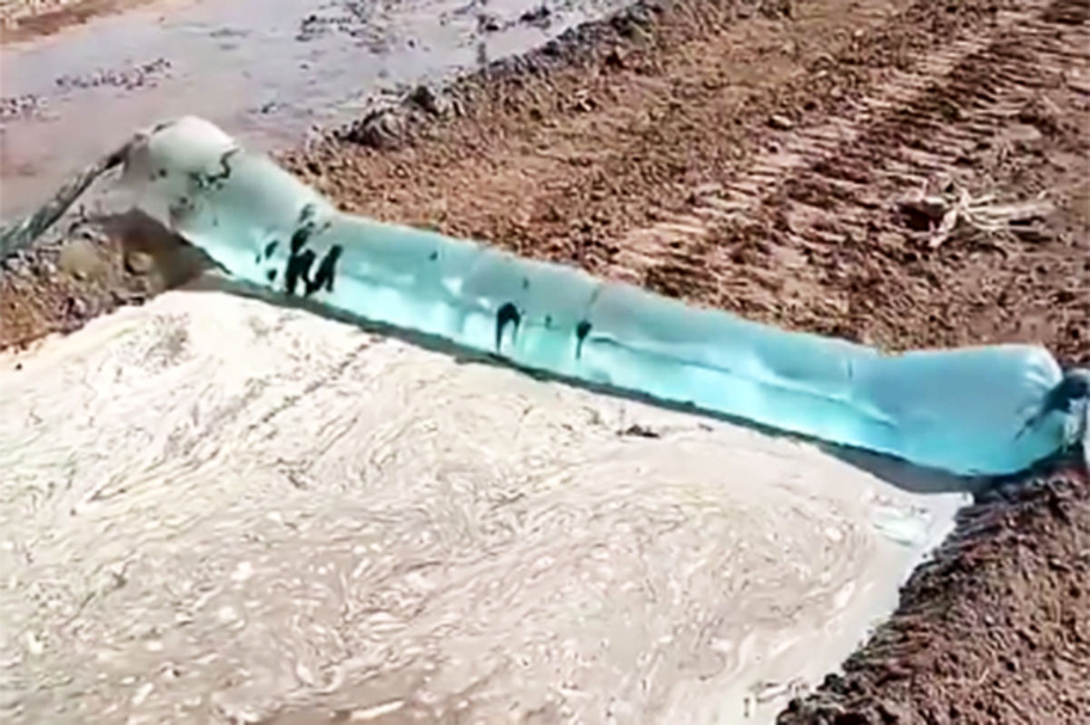 ترفند هوشمندانه کشاورزان چینی برای آبیاری زمین‌هایشان